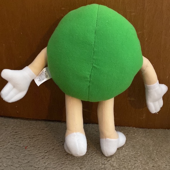 Vintage Y2K Miss Green Lady M&M’s Candies Stuffed Animal Plush Toy Doll 10” - Picture 3 of 5